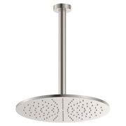 Fienza Empire Slim Shower Ceiling Dropper Set, Brushed Nickel