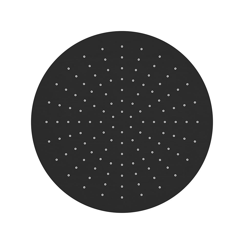 Fienza Starry 300mm Round Shower Head, Matte Black