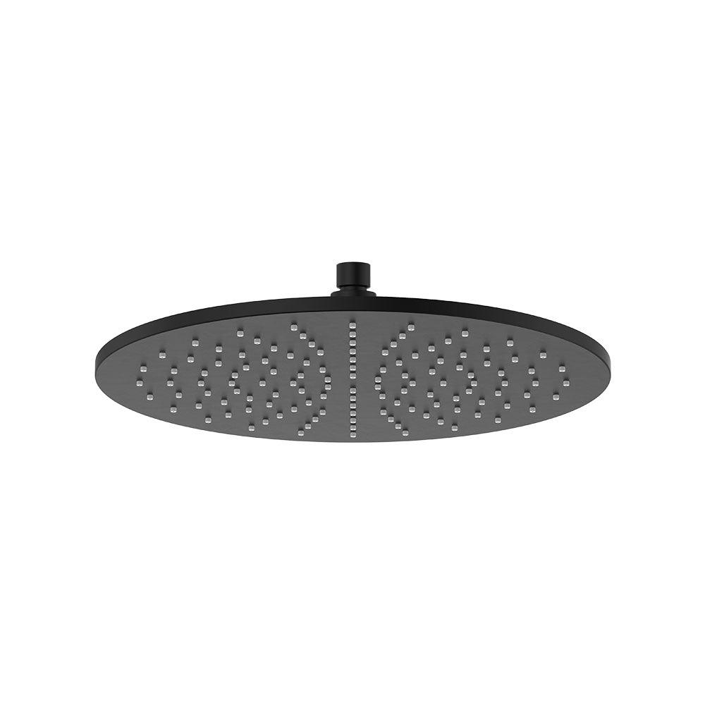 Fienza Starry 300mm Round Shower Head, Matte Black