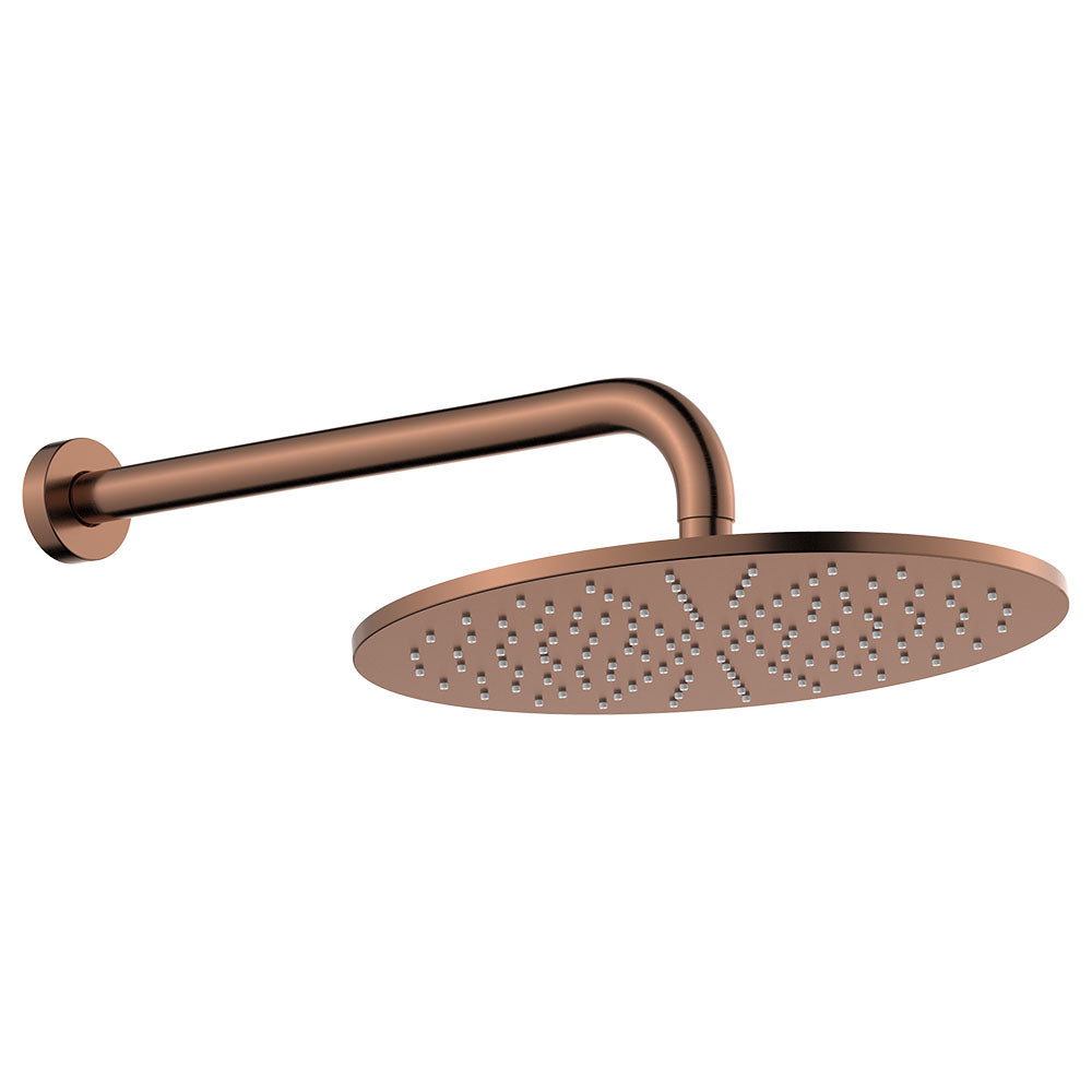 Fienza Empire Slim Shower Arm Set, Brushed Copper