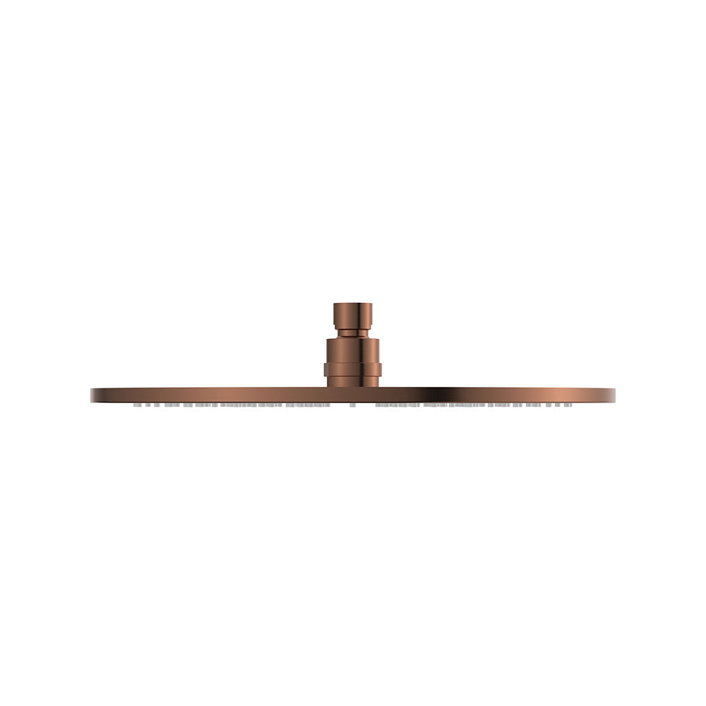 Fienza Starry 300mm Round Shower Head, Brushed Copper