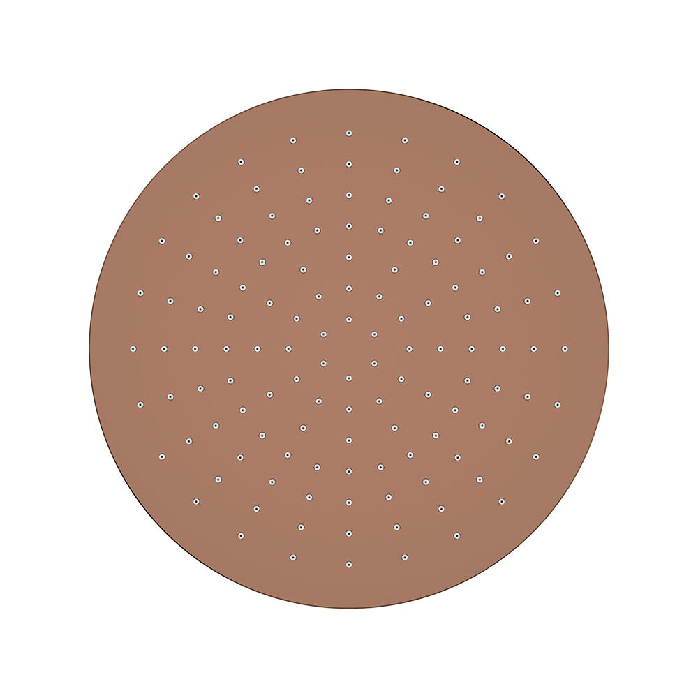 Fienza Starry 300mm Round Shower Head, Brushed Copper