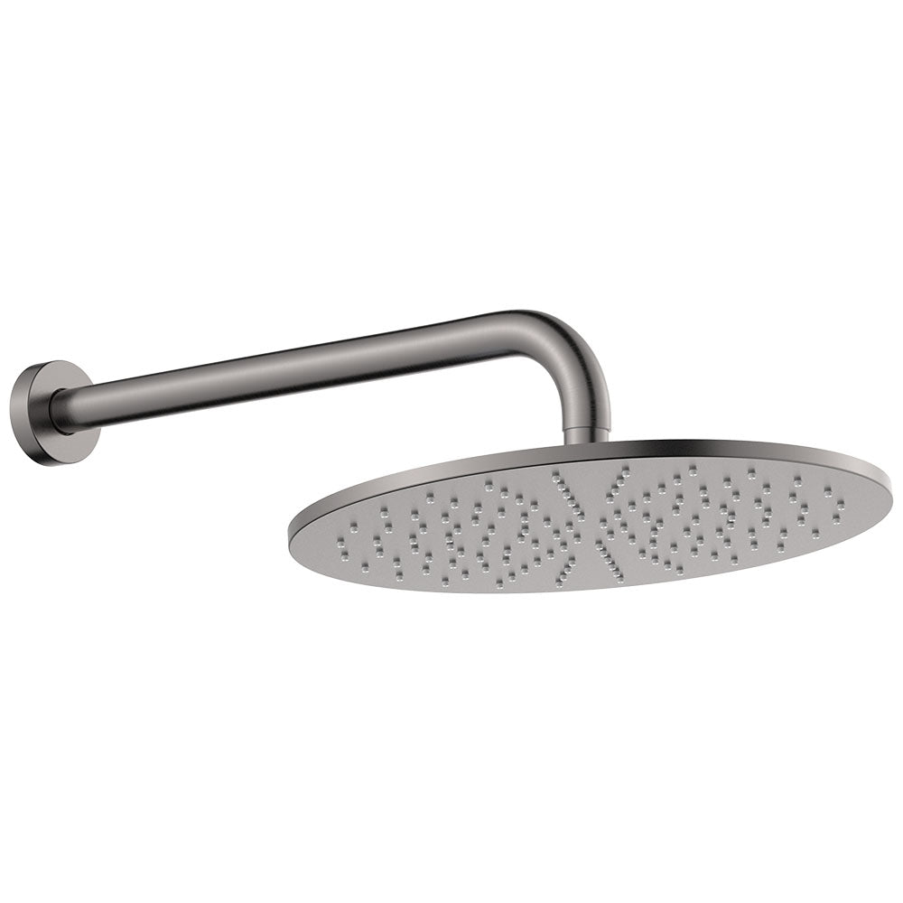 Fienza Empire Slim Shower Arm Set, Gun Metal