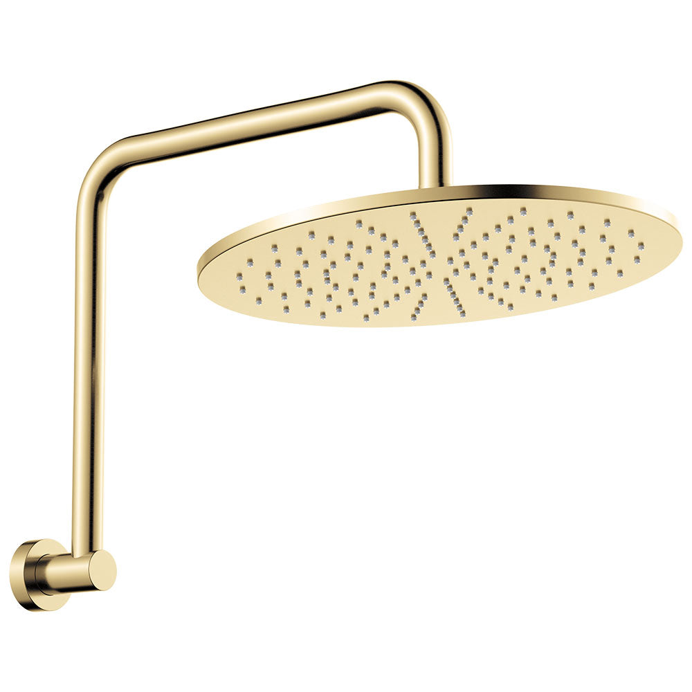 Fienza Empire Slim Gooseneck Shower Arm Set, Urban Brass