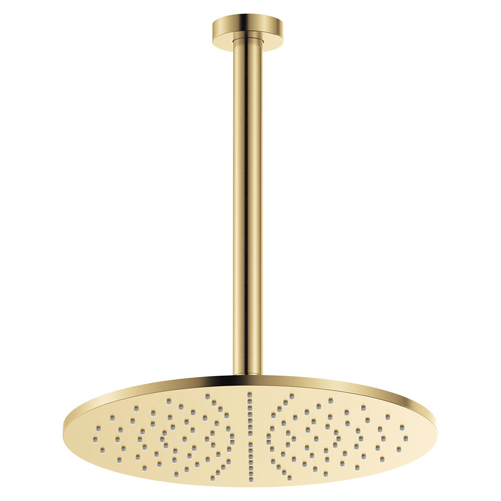 Fienza Empire Slim Shower Ceiling Dropper Set, Urban Brass