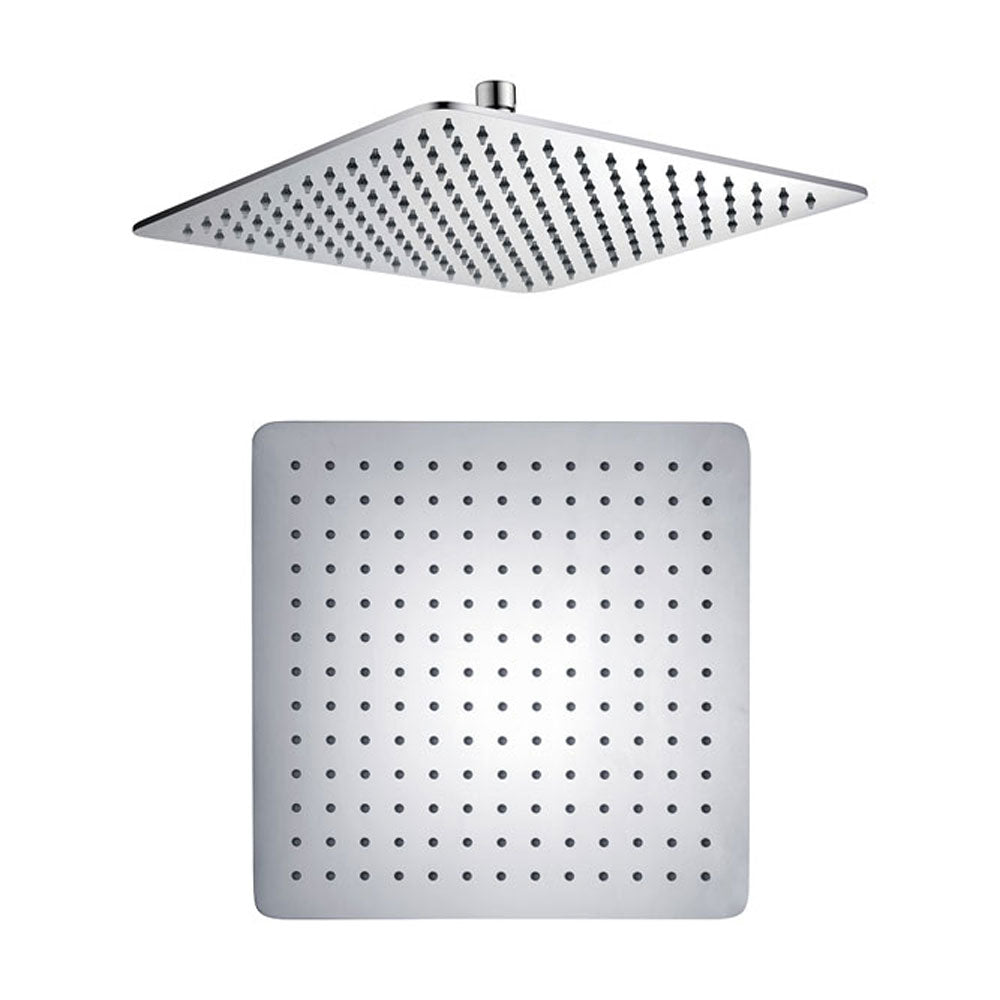 Fienza Jet 300mm Shower Head Stainless 304 Thickness 4mm, Chrome