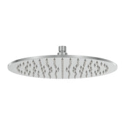 Fienza Kaya 300mm Round Shower Head For Kaya Outdoor Showers 6mm Thick, Brushed Stainless Steel