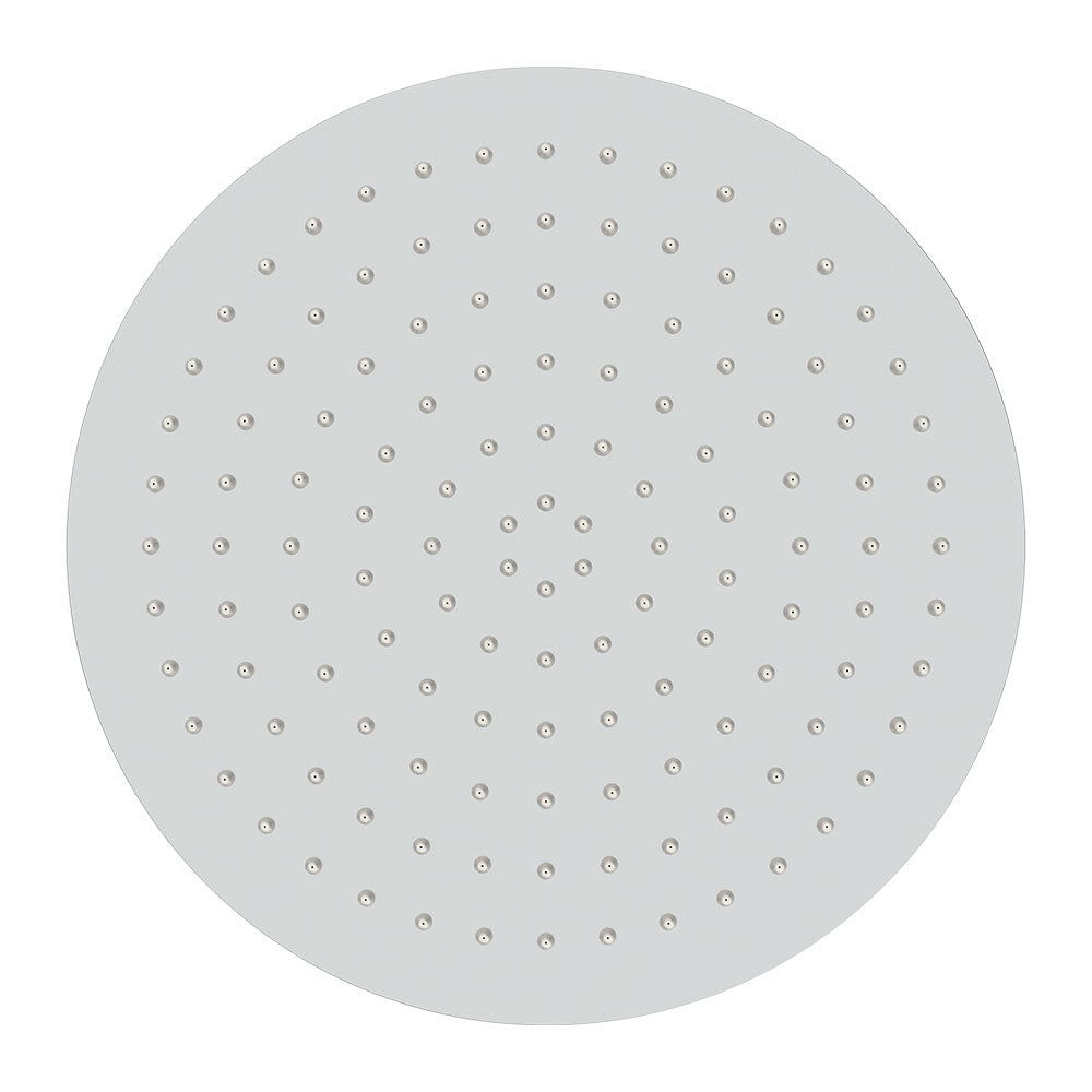 Fienza Kaya 300mm Round Shower Head For Kaya Outdoor Showers 6mm Thick, Brushed Stainless Steel