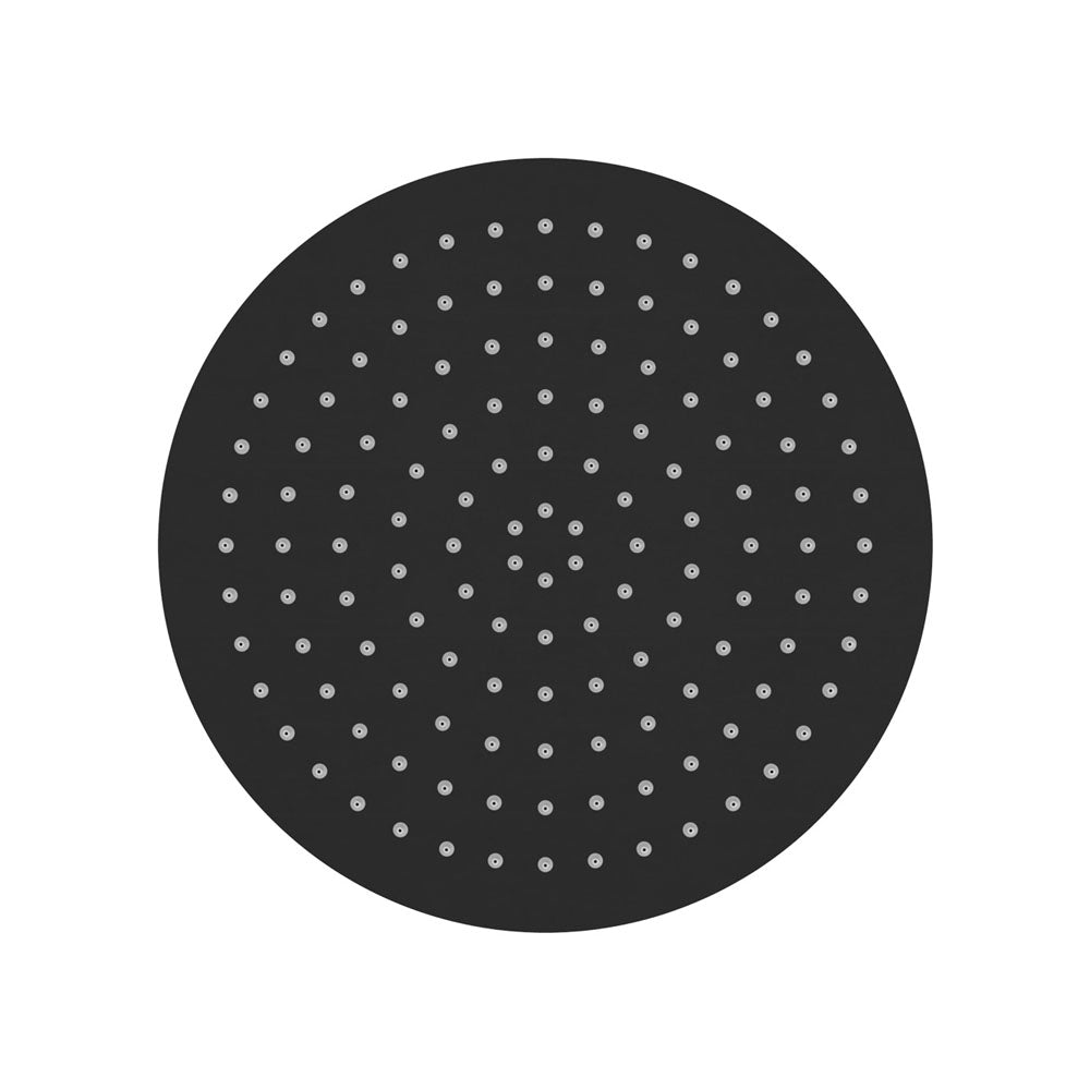 Fienza Slice Round Shower Head 300mm, Matte Black