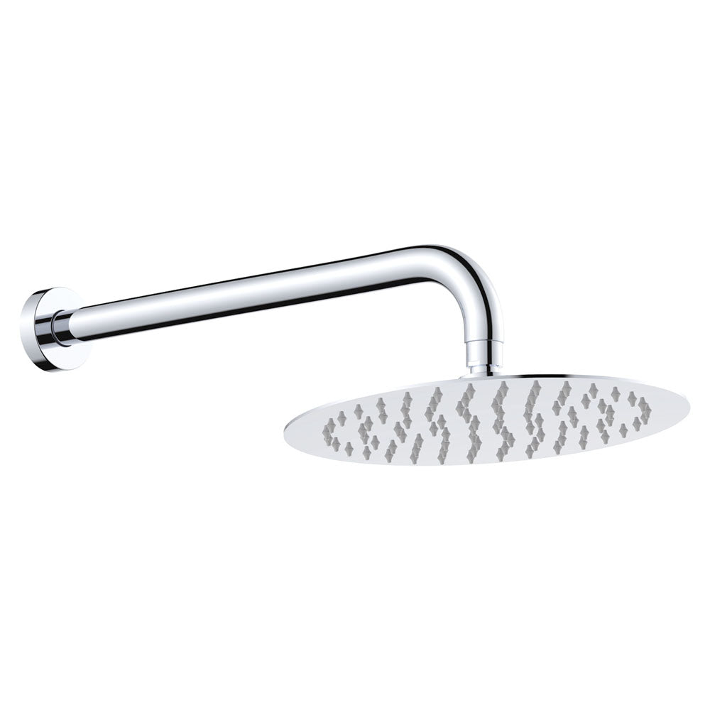 Fienza Kaya Round Shower Head 250mm, Matte Black