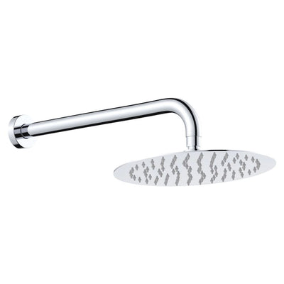 Fienza Kaya Round Shower Head 250mm, Matte Black