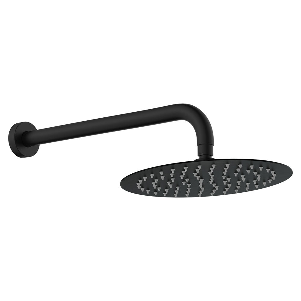Fienza Kaya/Hustle Shower Arm Set, Matte Black