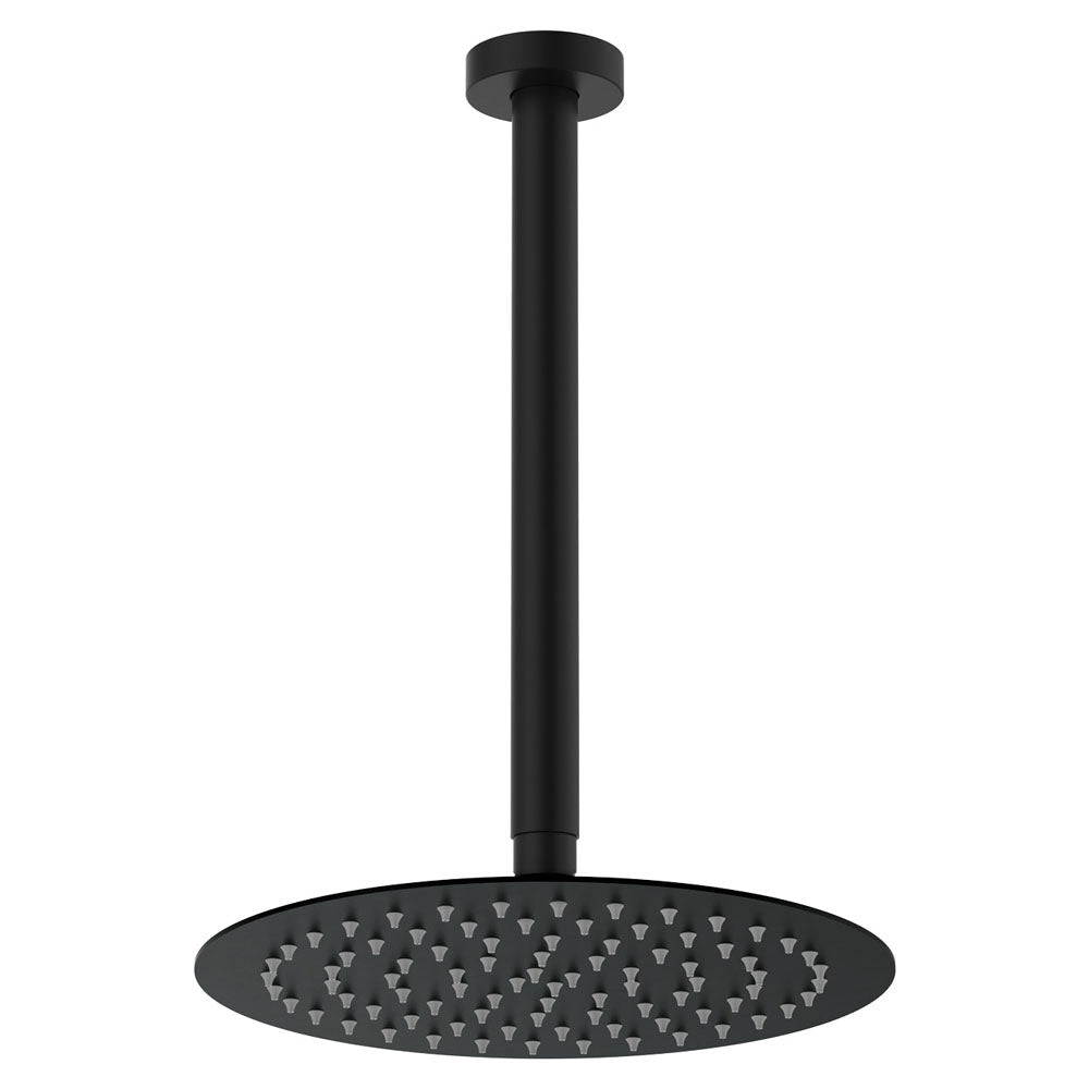 Fienza Kaya/Hustle Shower Ceiling Dropper Set, Matte Black