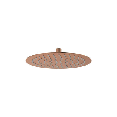Fienza Kaya Round Shower Head 250mm, Brushed Copper