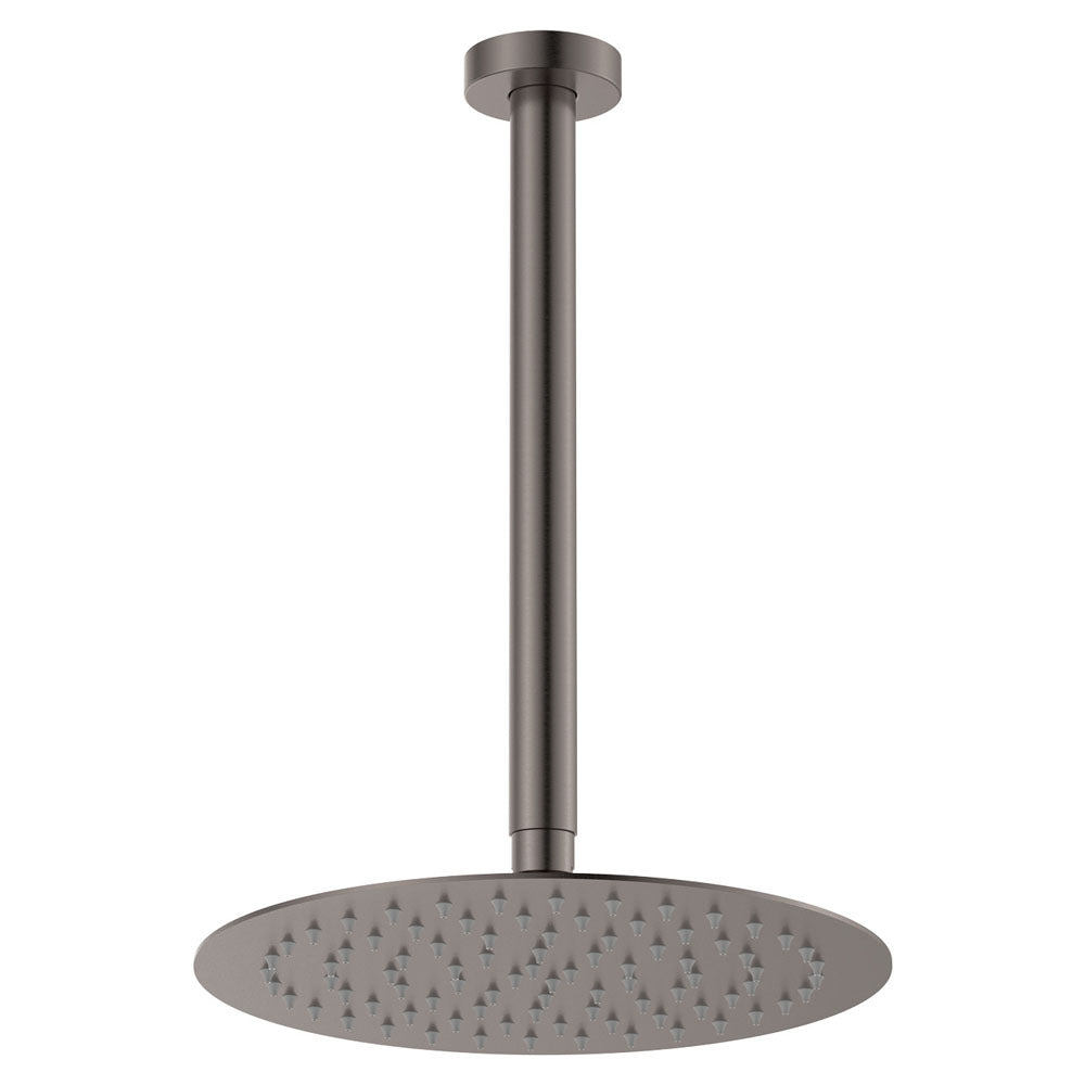 Fienza Kaya Shower Ceiling Dropper Set, Gun Metal