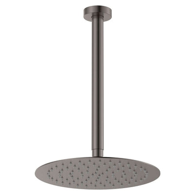 Fienza Kaya Shower Ceiling Dropper Set, Gun Metal