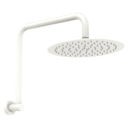 Fienza Kaya Gooseneck Shower Arm Set, Matte White