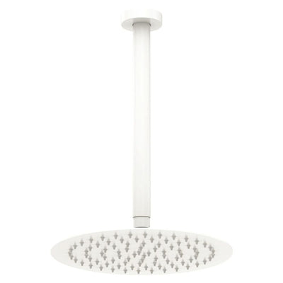 Fienza Kaya Shower Ceiling Dropper Set, Matte White