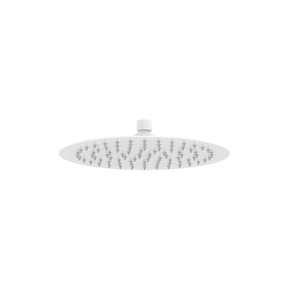Fienza Kaya Round Shower Head 250mm, Matte White