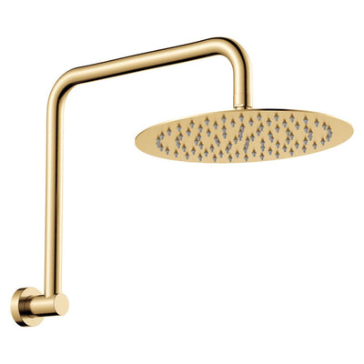 Fienza Kaya/Hustle Gooseneck Shower Arm Set, Urban Brass