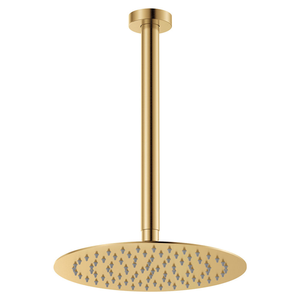 Fienza Kaya/Hustle Shower Ceiling Dropper Set, Urban Brass