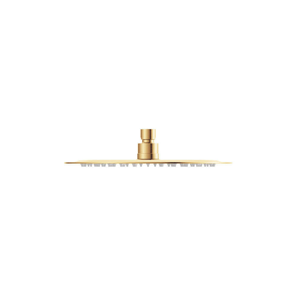 Fienza Kaya Round Shower Head 250mm, Urban Brass