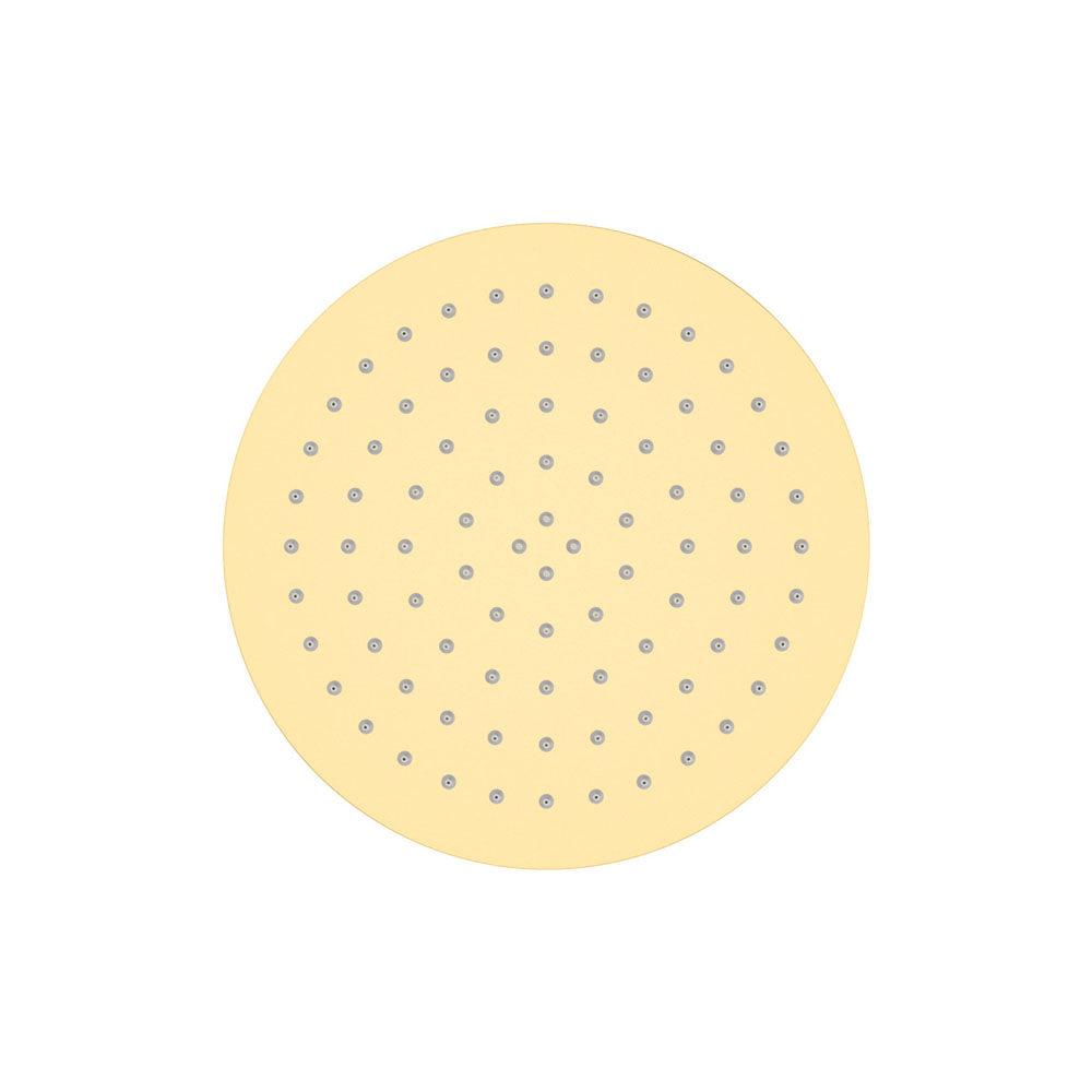 Fienza Kaya Round Shower Head 250mm, Urban Brass