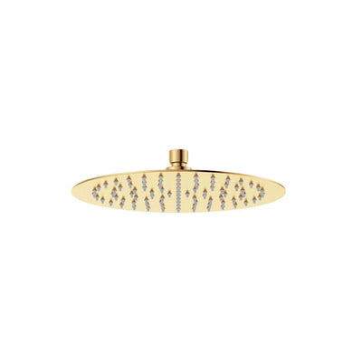Fienza Kaya Round Shower Head 250mm, Urban Brass