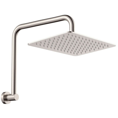 Fienza Tono Gooseneck Shower Arm Set, Brushed Nickel