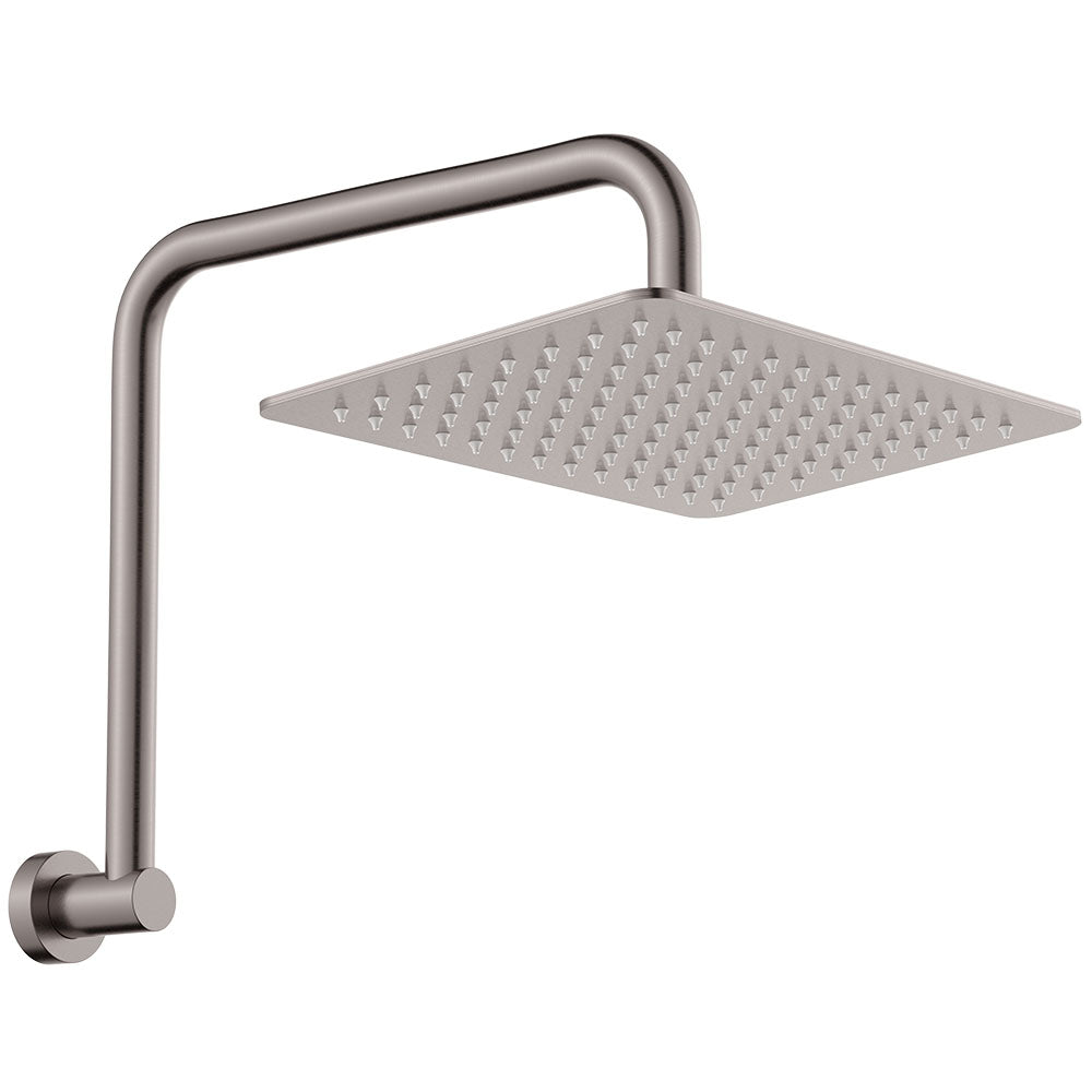 Fienza Tono Gooseneck Shower Arm Set, Gun Metal