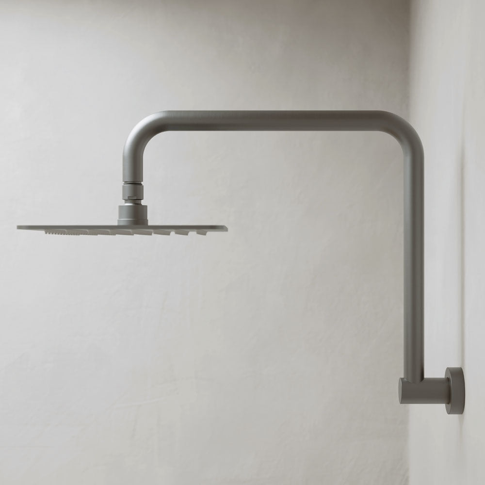 Fienza Tono Gooseneck Shower Arm Set, Gun Metal
