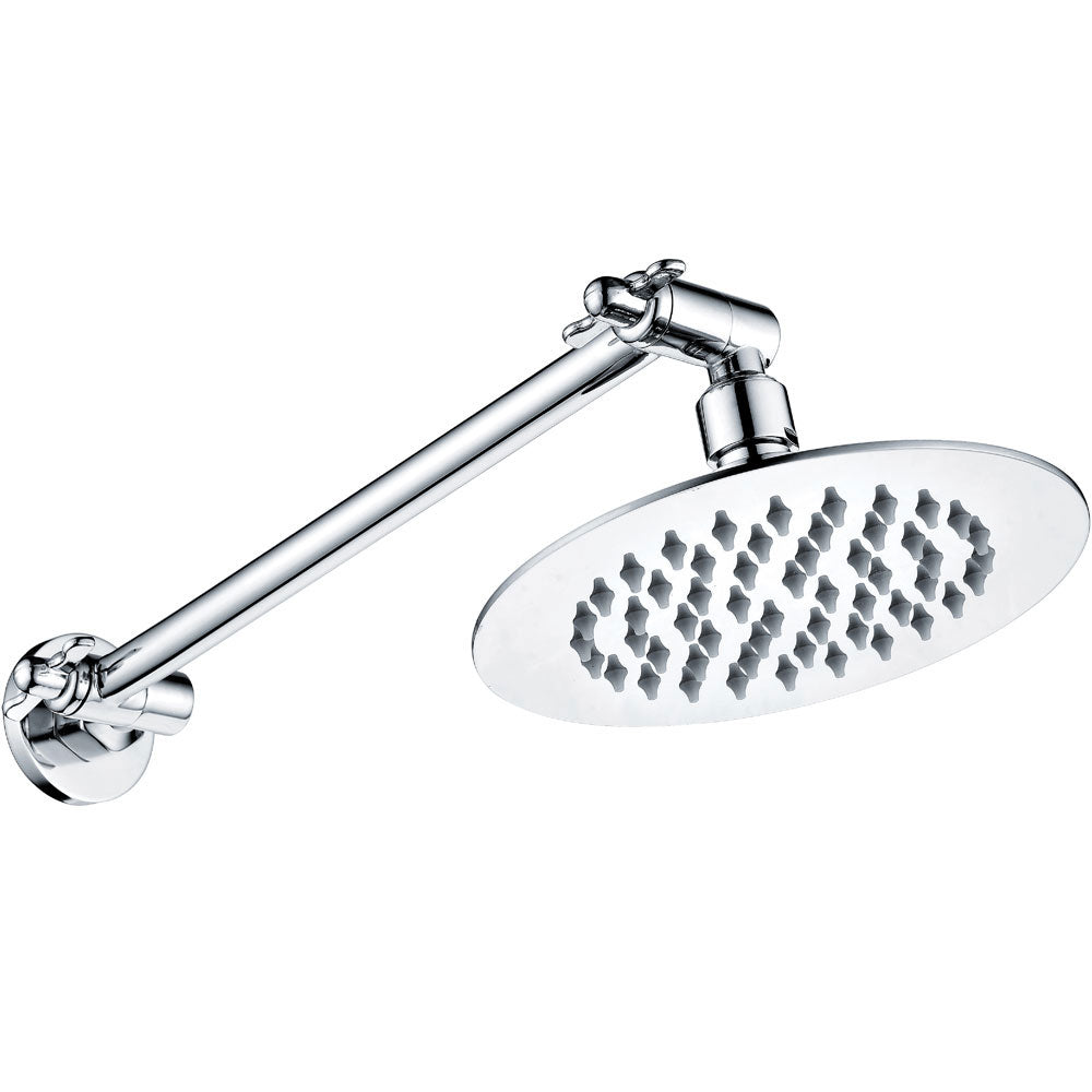 Fienza Slice Round Swivel Shower Arm, Chrome