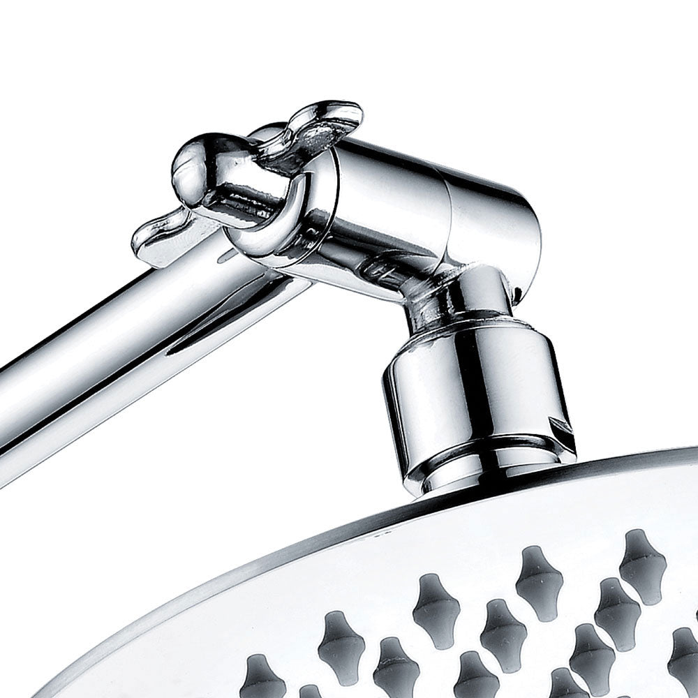 Fienza Slice Round Swivel Shower Arm, Chrome