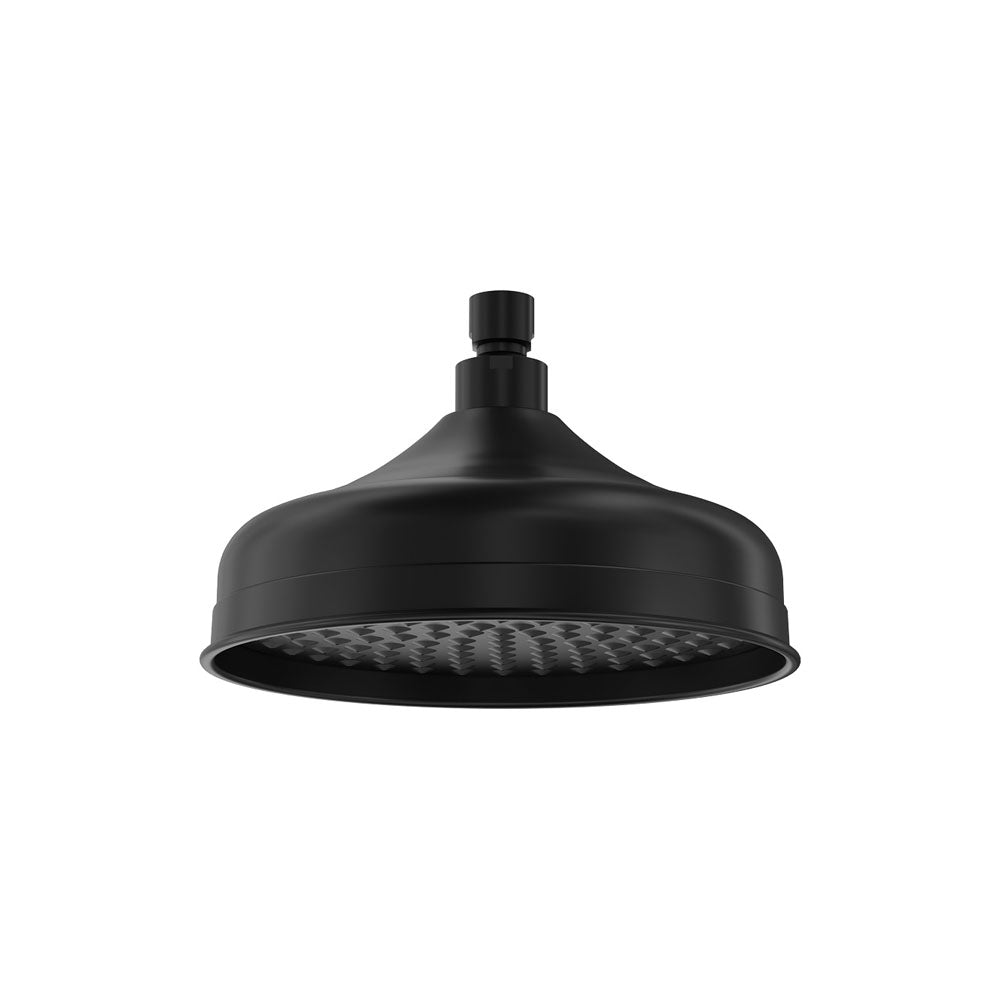 Fienza Lillian Rain Shower Head, Matte Black