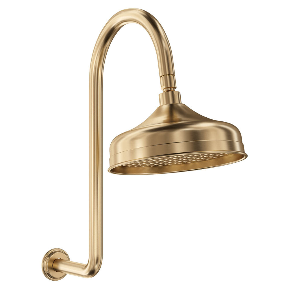 Fienza Lillian Shower Arm And Head Set, Urban Brass