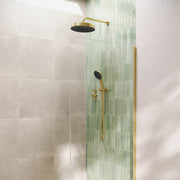 Fienza Kuro Round Shower Arm Set, Urban Brass