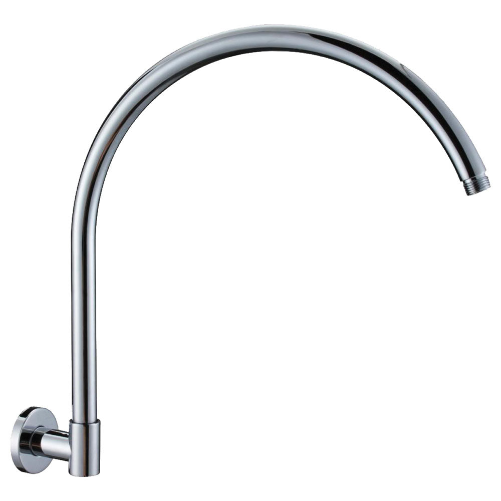 Fienza Round Swivel Gooseneck Shower Arm, Chrome