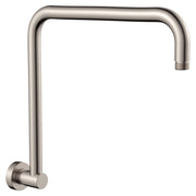 Fienza Round Gooseneck Shower Arm, Brushed Nickel