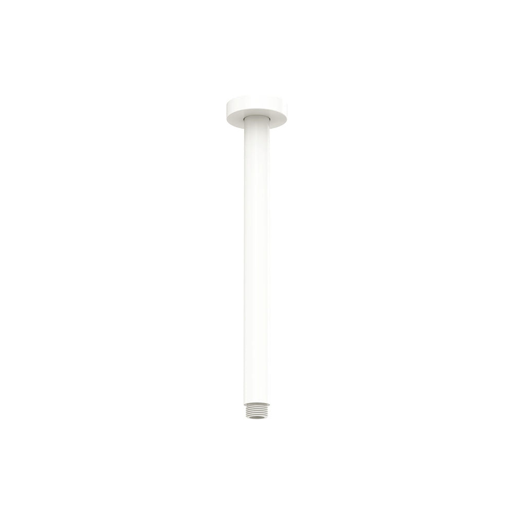 Fienza Round 300mm Shower Dropper, Matte White