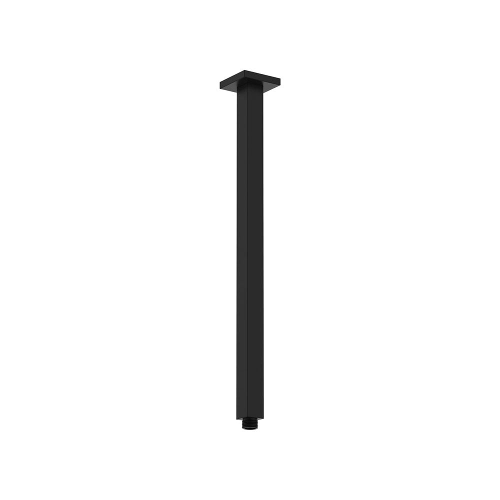 Fienza Square 450mm Shower Dropper, Matte Black
