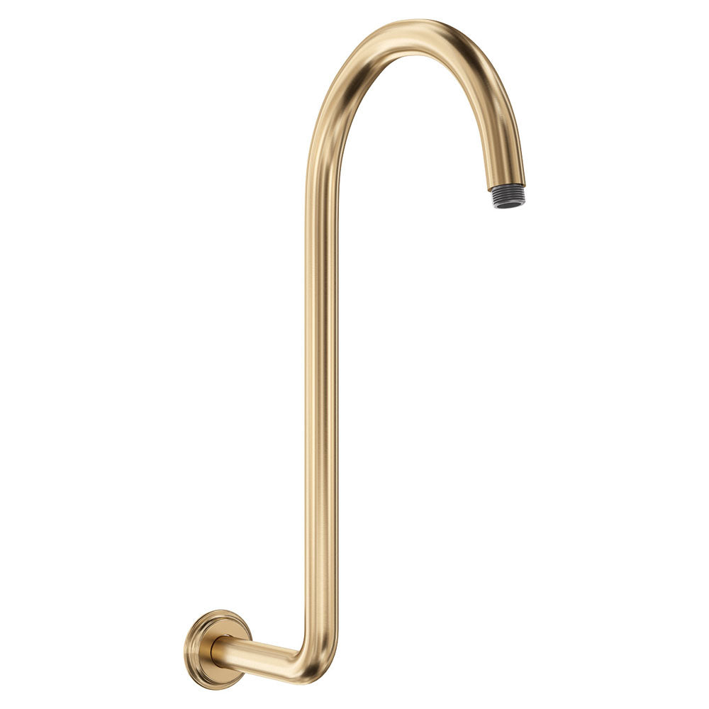 Fienza Classical Swan-Neck Shower Arm, Urban Brass