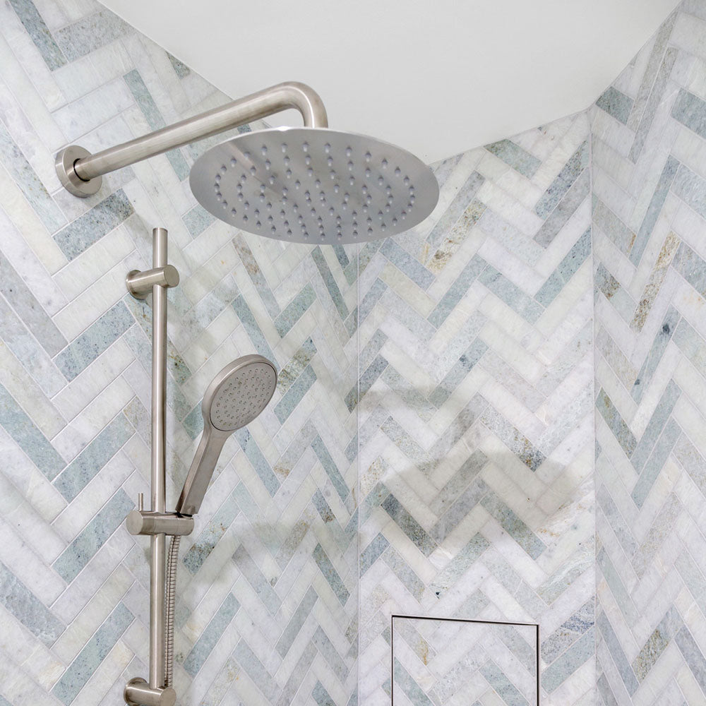 Fienza Kaya Shower Arm, Brushed Nickel