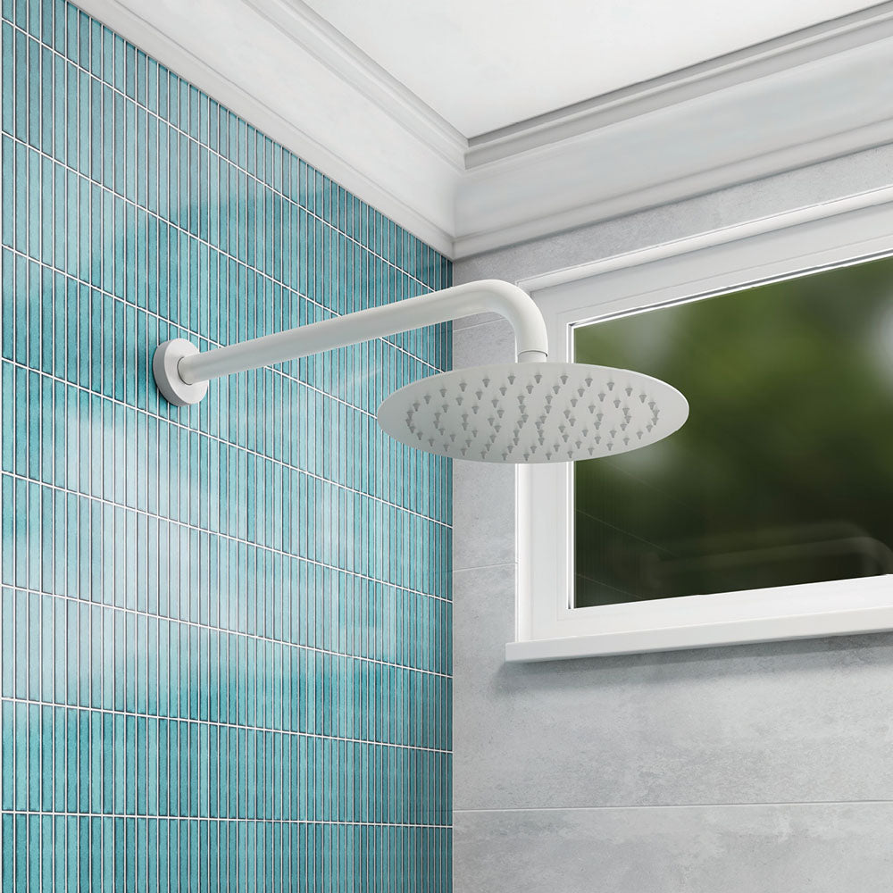 Fienza Kaya Shower Arm, Matte White