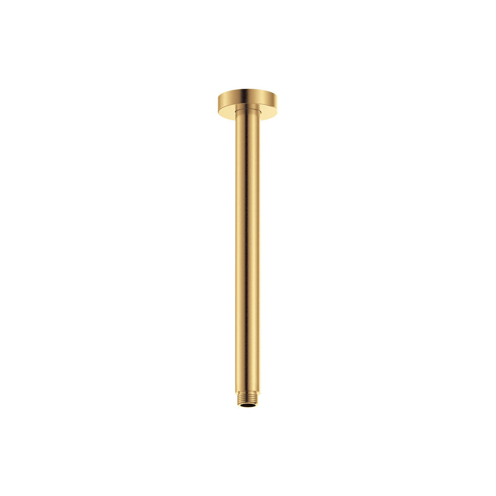 Fienza Round 300mm Shower Dropper, Urban Brass