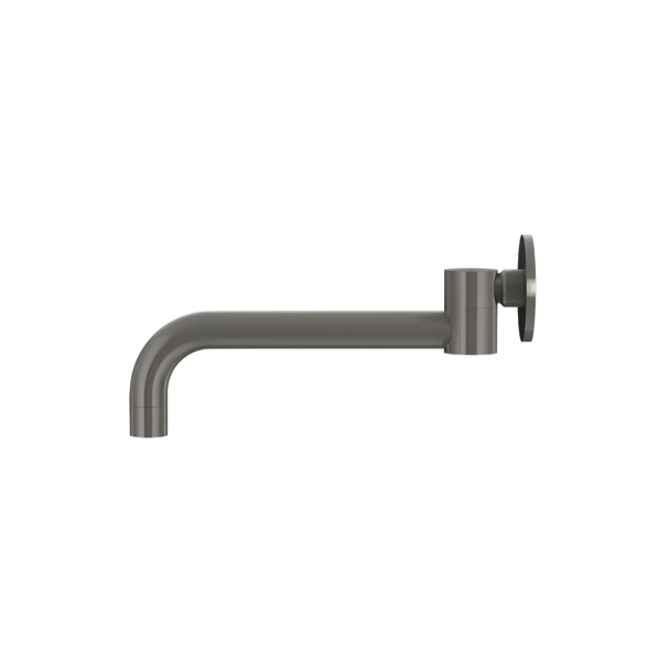 Meir Round Swivel Wall Spout, Shadow