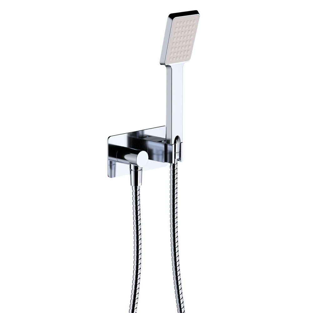 Fienza Koko Hand Shower Rectangular Plate, Chrome