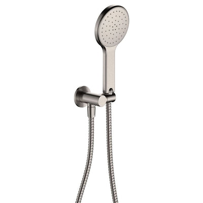 Fienza Kaya/Hustle Hand Shower Round Plate, Brushed Nickel