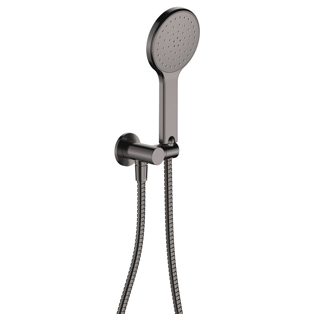 Fienza Kaya Hand Shower Round Plate, Gun Metal