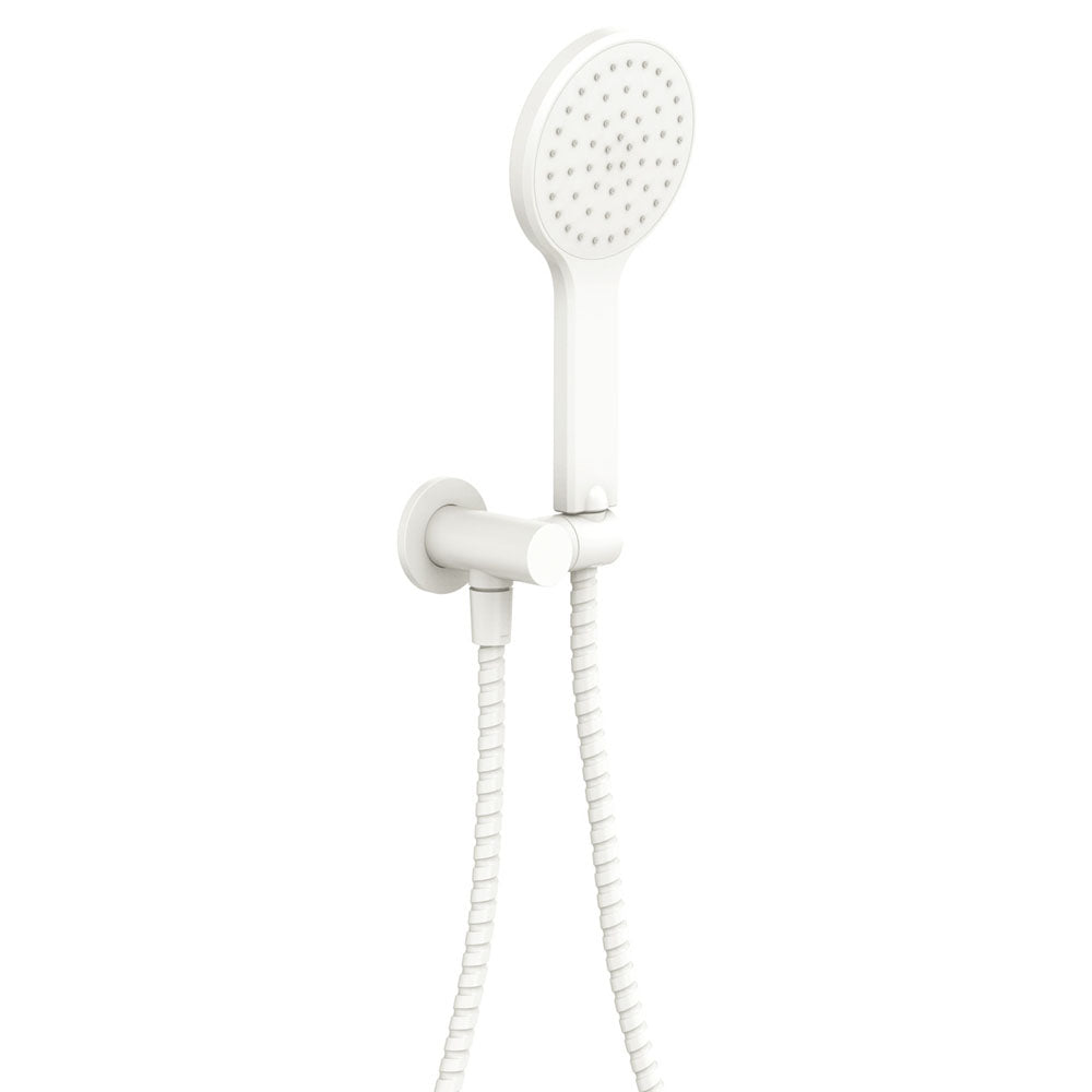 Fienza Kaya Hand Shower Round Plate, Matte White