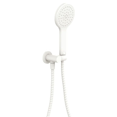 Fienza Kaya Hand Shower Round Plate, Matte White